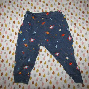 Bundles Baby Place 6-9 Months Dark Blue Space Pants